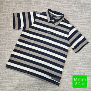 Van's Classic Fit loose short sleeve stripe polo top size M men